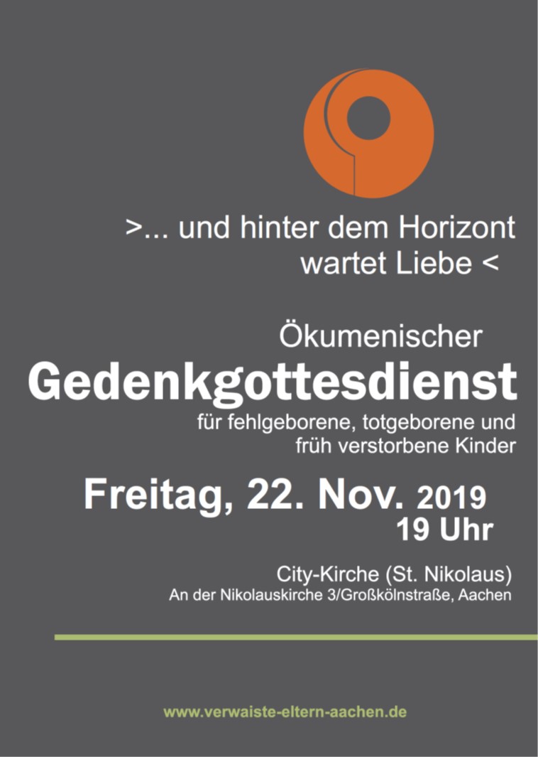 Einladung Gedenkgottesdienst 2019